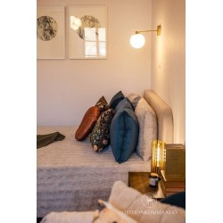 Sieninis šviestuvas Kiara E27 1x MAX 35W (Aukso)