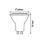 LED lemputė GU10 SMD-LED 7W 4000K Neutrali balta