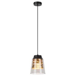 Pakabinamas šviestuvas Zenaida E27 1x MAX 60W (Matinė Juoda)