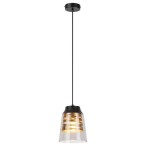 Pakabinamas šviestuvas Zenaida E27 1x MAX 60W (Matinė Juoda)