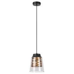 Pakabinamas šviestuvas Zenaida E27 1x MAX 60W (Matinė Juoda)