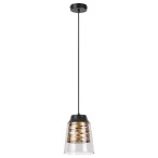 Pakabinamas šviestuvas Zenaida E27 1x MAX 60W (Matinė Juoda)