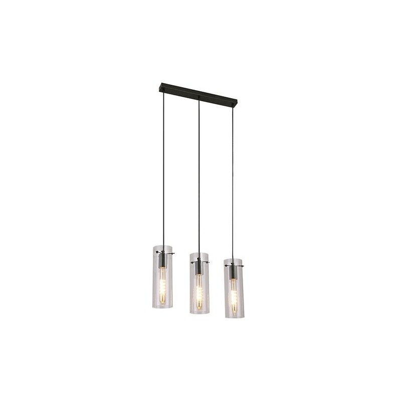 Pakabinamas šviestuvas Acantha E27 3x MAX 40W (Juoda)