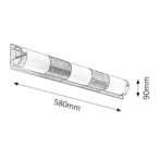 Sieninis šviestuvas Periodic E14 3x MAX 40W (Chromo)