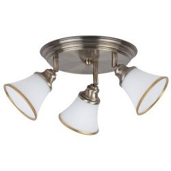 Lubinis šviestuvas Grando E14 R50 3x MAX 40W (Bronzos)