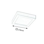 LED panelė Lois LED 12W 3000K Šilta balta (Chromo)