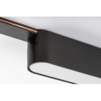 LiTrack magnetinės sistemos šviestuvas Line01W 3000K Šilta balta (Juoda)