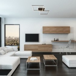 Lubinis šviestuvas Athelstan LED 40W 3000K Šilta balta (Matinė Juoda)