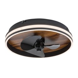 Lubinis šviestuvas Faustine LED 30W 3000-6500K CCT keičiama balta spalva (Juoda)