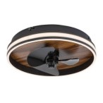 Lubinis šviestuvas Faustine LED 30W 3000-6500K CCT keičiama balta spalva (Juoda)