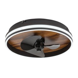 Lubinis šviestuvas Faustine LED 30W 3000-6500K CCT keičiama balta spalva (Juoda)