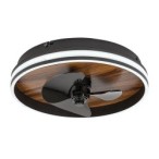 Lubinis šviestuvas Faustine LED 30W 3000-6500K CCT keičiama balta spalva (Juoda)