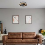 Lubinis šviestuvas Faustine LED 30W 3000-6500K CCT keičiama balta spalva (Juoda)