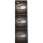 Lubinis šviestuvas Leola LED 81W 3000, 4000, 6000K CCT keičiama balta spalva (Juoda)