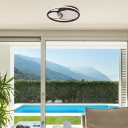 Lubinis šviestuvas Leola LED 81W 3000, 4000, 6000K CCT keičiama balta spalva (Juoda)