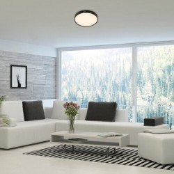 Lubinis šviestuvas Nessira LED 25W 4000K Neutrali balta (Matinė Juoda)