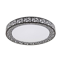 Lubinis šviestuvas Nilin LED 48W 3000K CCT keičiama balta spalva (Juoda)