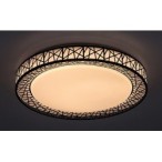 Lubinis šviestuvas Nilin LED 48W 3000K CCT keičiama balta spalva (Juoda)