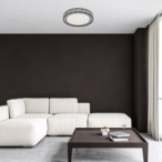 Lubinis šviestuvas Nilin LED 48W 3000K CCT keičiama balta spalva (Juoda)