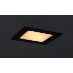 LED panelė Shaun2 LED 6W 3000K Šilta balta (Juoda)