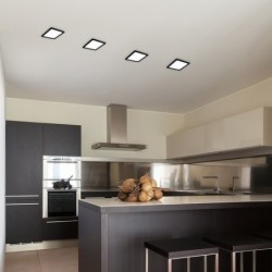 LED panelė Shaun2 LED 6W 3000K Šilta balta (Juoda)