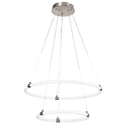 Pakabinamas šviestuvas Irelia LED 55W 3000, 4000, 6000K CCT keičiama balta spalva (Chromo)