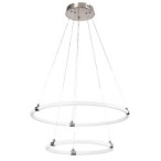 Pakabinamas šviestuvas Irelia LED 55W 3000, 4000, 6000K CCT keičiama balta spalva (Chromo)