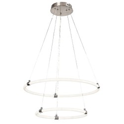 Pakabinamas šviestuvas Irelia LED 55W 3000, 4000, 6000K CCT keičiama balta spalva (Chromo)