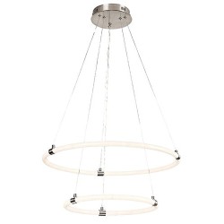 Pakabinamas šviestuvas Irelia LED 55W 3000, 4000, 6000K CCT keičiama balta spalva (Chromo)