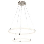 Pakabinamas šviestuvas Irelia LED 55W 3000, 4000, 6000K CCT keičiama balta spalva (Chromo)