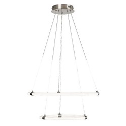 Pakabinamas šviestuvas Irelia LED 55W 3000, 4000, 6000K CCT keičiama balta spalva (Chromo)