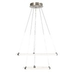 Pakabinamas šviestuvas Irelia LED 55W 3000, 4000, 6000K CCT keičiama balta spalva (Chromo)