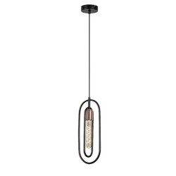 Pakabinamas šviestuvas Rovier E27 1x MAX 40W (Matinė Juoda)
