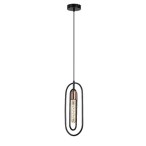 Pakabinamas šviestuvas Rovier E27 1x MAX 40W (Matinė Juoda)