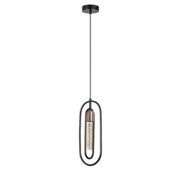 Pakabinamas šviestuvas Rovier E27 1x MAX 40W (Matinė Juoda)