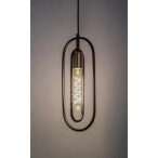 Pakabinamas šviestuvas Rovier E27 1x MAX 40W (Matinė Juoda)
