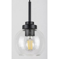Pakabinamas šviestuvas Tirina E27 1x MAX 15W (Matinė Juoda)