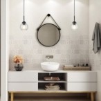 Pakabinamas šviestuvas Tirina E27 1x MAX 15W (Matinė Juoda)