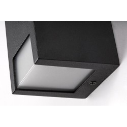 Sieninis lauko šviestuvas Cernon GU10 2x MAX 7W (Juoda)