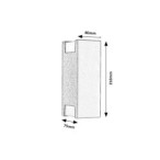 Sieninis lauko šviestuvas Cernon GU10 2x MAX 7W (Juoda)