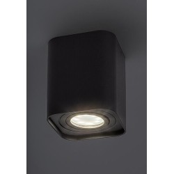 Lubinis šviestuvas Kobald GU10 1x MAX 42W (Matinė Juoda)