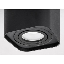 Lubinis šviestuvas Kobald GU10 1x MAX 42W (Matinė Juoda)
