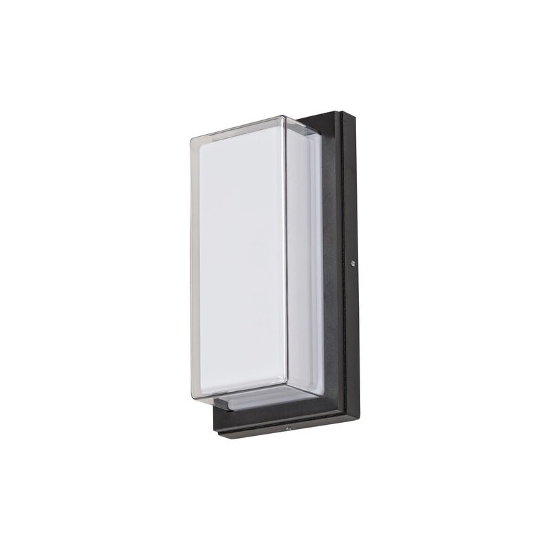 Sieninis lauko šviestuvas Andorra LED 12W 4000K Neutrali balta (Juoda)