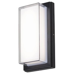 Sieninis lauko šviestuvas Andorra LED 12W 4000K Neutrali balta (Juoda)