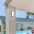 Sieninis lauko šviestuvas Andorra LED 12W 4000K Neutrali balta (Juoda)