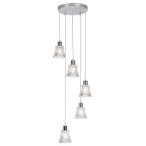 Pakabinamas šviestuvas Hestia E14 5x MAX 40W (Chromo)