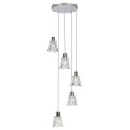 Pakabinamas šviestuvas Hestia E14 5x MAX 40W (Chromo)