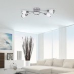 Lubinis šviestuvas Elite E14 4x MAX 40W (Chromo)