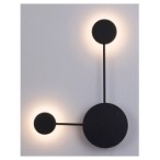 Sieninis šviestuvas Amadeo LED 7W 4000K Neutrali balta (Juoda)
