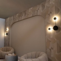 Sieninis šviestuvas Amadeo LED 7W 4000K Neutrali balta (Juoda)